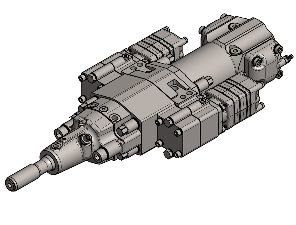 Wiertarka hydrauliczna udarowa DF540L-EXT-2M
