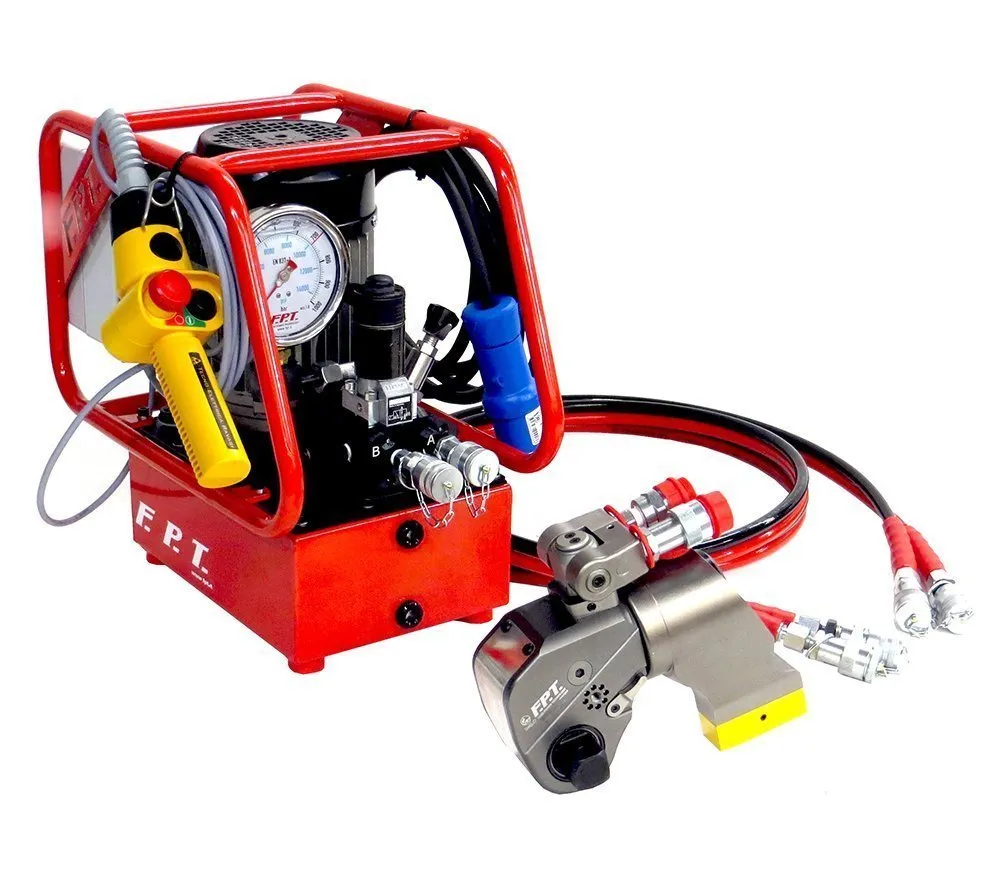 Compact pumps for torque wrenches electric and pneumatic series FPT-HTW-C